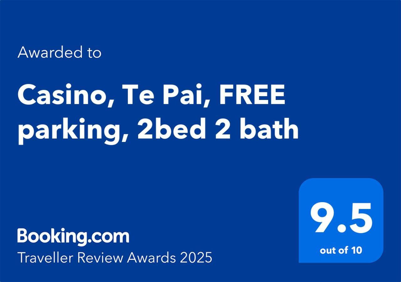 דירות כרייסטצ'רץ' Casino, Te Pai, Free Parking, 2Bed 2 Bath מראה חיצוני תמונה